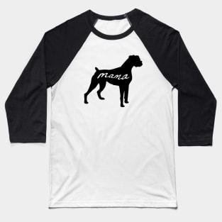 Boxer Mom, Rescue Dog Mama, Dog Lover Gift, Gift For Mom Baseball T-Shirt